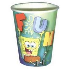 Van der Doelen Sponge Bob Pappbecher 8 Stück