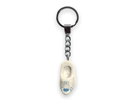 Miffy Schlüsselanhänger Clog 4cm weiß blau