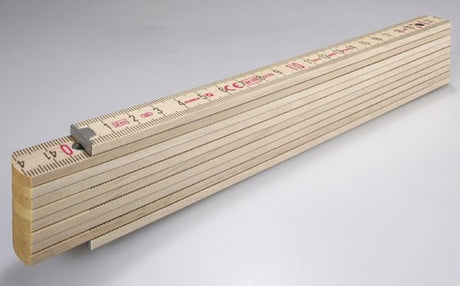 Abi stla Zollstock, 407n transparentes Holz 2m - 14348