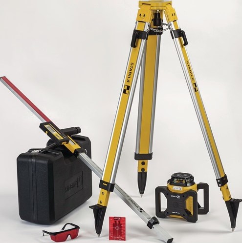 Stabila Rotationslaser-Set | 600 m | 7-teilig | ± 5 Grad | 1 Stück - 19241 - 19241