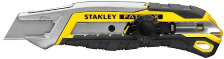 Stanley Handwerkzeuge Stanley fmht10592-0 Fatmax™ Abbrechmesser 18 mm Schnellverschluss mit Schraubknopf