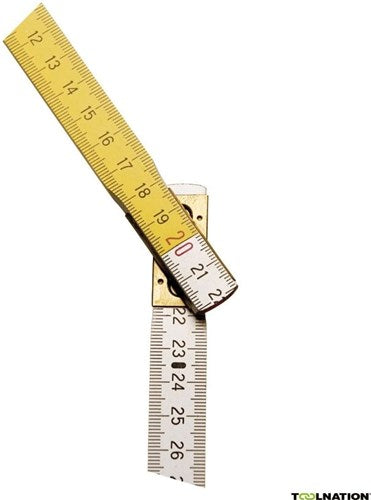 Stanley Handwerkzeuge Zollstock gelb weiß | 2m - 15mm - 0-35-458