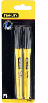 Stanley Handtools Textmarker mit feiner Spitze, schwarz – 0-47-316