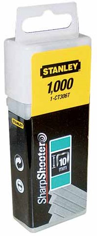 Stanley Handwerkzeuge Heftklammern 10 mm Typ CT – 1000 Stück – 1-CT306T