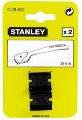 Stanley Handwerkzeuge Ersatzklingen 25 mm Ohr 2-28-616 – 2 Stück Karte – 0-28-631