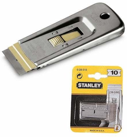 Stanley Handwerkzeuge Ersatzklingen für 0-28-500 – 10 Stück Karte – 0-28-510