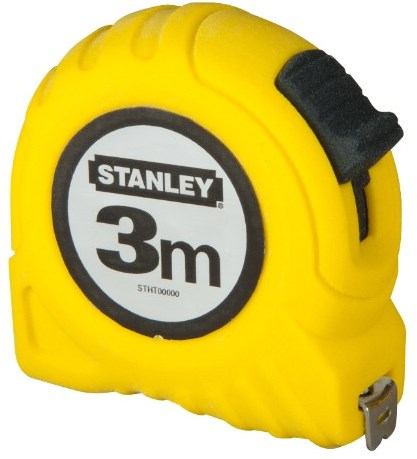 Stanley Handwerkzeuge Maßband Stanley (Karte) | 3 m – 12,7 mm – 0-30-487