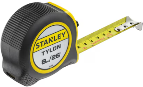 Stanley Handwerkzeuge Maßband Stanley Tylon | 8 m 24' - 25 mm - 0-30-656