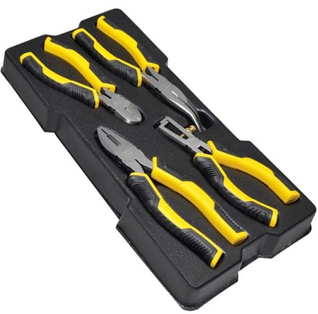 Stanley Handwerkzeuge Transmodulzangen-Set Dynagrip 4-teilig – stmt1-74179 – stmt1-74179