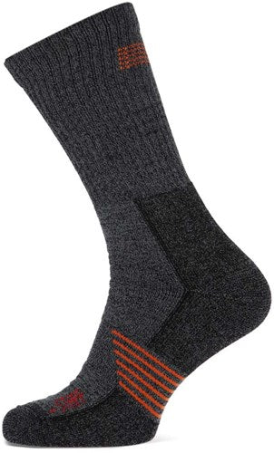 Stapp techno bamboo sok 28400 donkergrijs oranje | 6556 donkergrijs oranje | maat 46 - 00.134.007.43