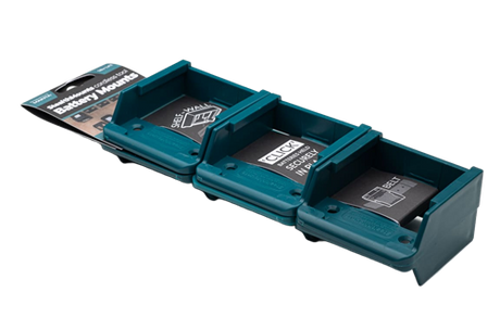 Stealthmounts bm-mk18-blu-6 Batteriehalter für Makita 18 V LXT | blau | 6er-Pack – bm-mk18-blu-6