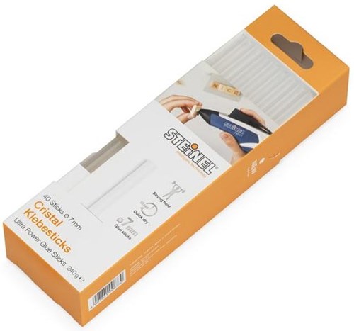 Steinel Leimkartuschen | Kristall | 7mm | 240 Gramm – 006594