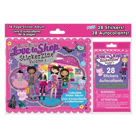 Van der Doelen Stickeralbum Fashion Angels