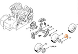 Stihl-Zubehör 00009581022 | Teil | Ring 27 mm - 00009581022