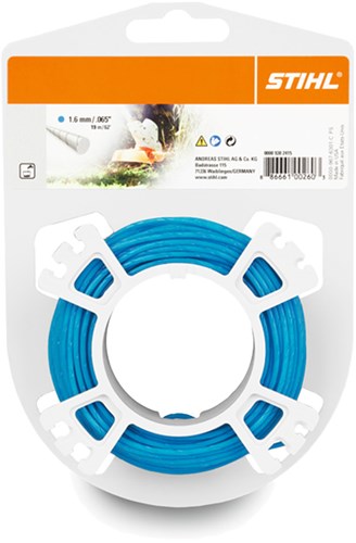 Stihl Zubehör runder Mähfaden auf Rolle | ø 1,6 x 20 m | blau - 00009302334