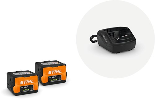 Stihl AK 30 S Akku-Starterset Plus (2x 5,0 Ah Akku + Ladegerät) – 45200075904