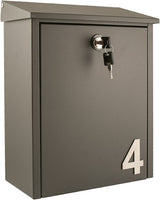Stoer! huiscijfer forte 75mm zelf nr.1 inox - 57750001