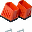 Krause voeten 2szt. 40x20mm voor montoladders