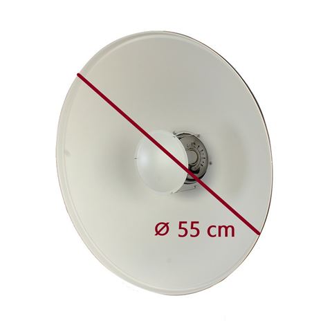 Studioking Beauty Dish weiß sk-bd550w 55 cm für Falcon Eyes
