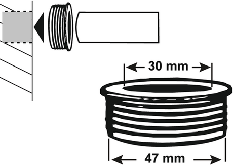 Cornat Gumminippel 30 50 (47 mm Rohr) m – t3185010