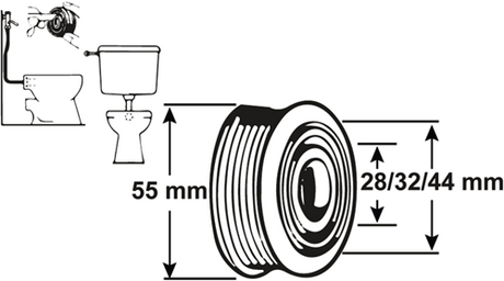 Cornat Innenanschlusstoilette Universal CH - T360699