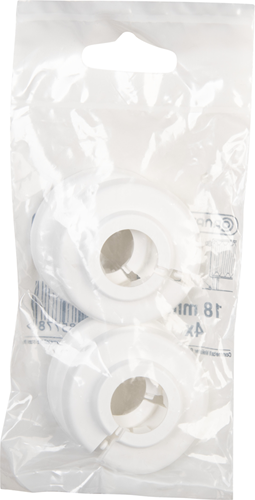 Cornat Klemmrosette Kunststoff 18 mm (4 Stück) – T384008