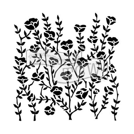 Die Werkstatt des Bastlers • Vorlage 30x30cm Wildblüten