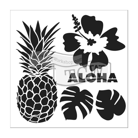 Die Werkstatt des Handwerkers • Vorlage 30x30cm Aloha