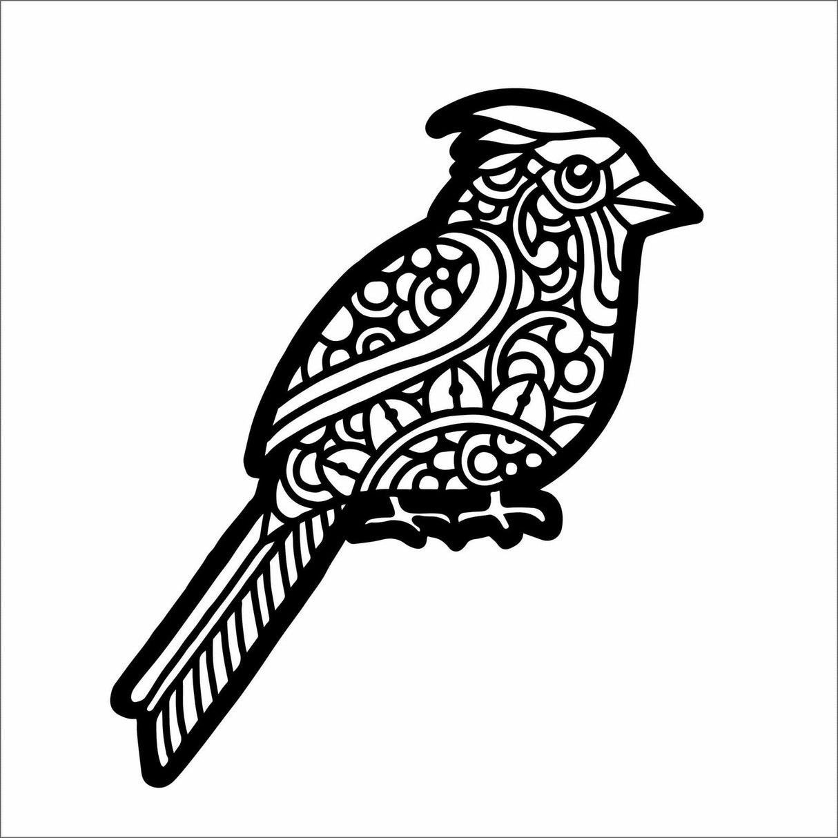 Die Werkstatt des Handwerkers • Schablone Kardinal 30,5x30,5cm
