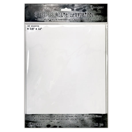 Ranger Tinte Ranger • Tim Holtz Distress Mixed Media Heavystock 20,32 x 25,40 cm weiß