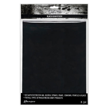 Ranger Tinte Ranger • Tim Holtz Distress Mixed Media Heavystock 20,32 x 25,40 cm schwarz