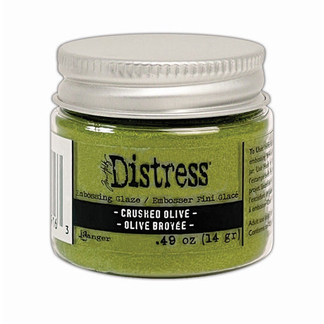 Ranger Tinte Ranger • Tim Holtz Distress-Prägeglasur Crushed Olive