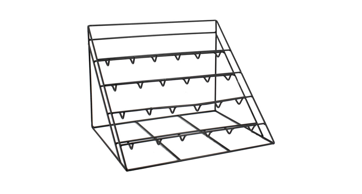Presentatierek voor tegels metaal zwart 36x26x38cm