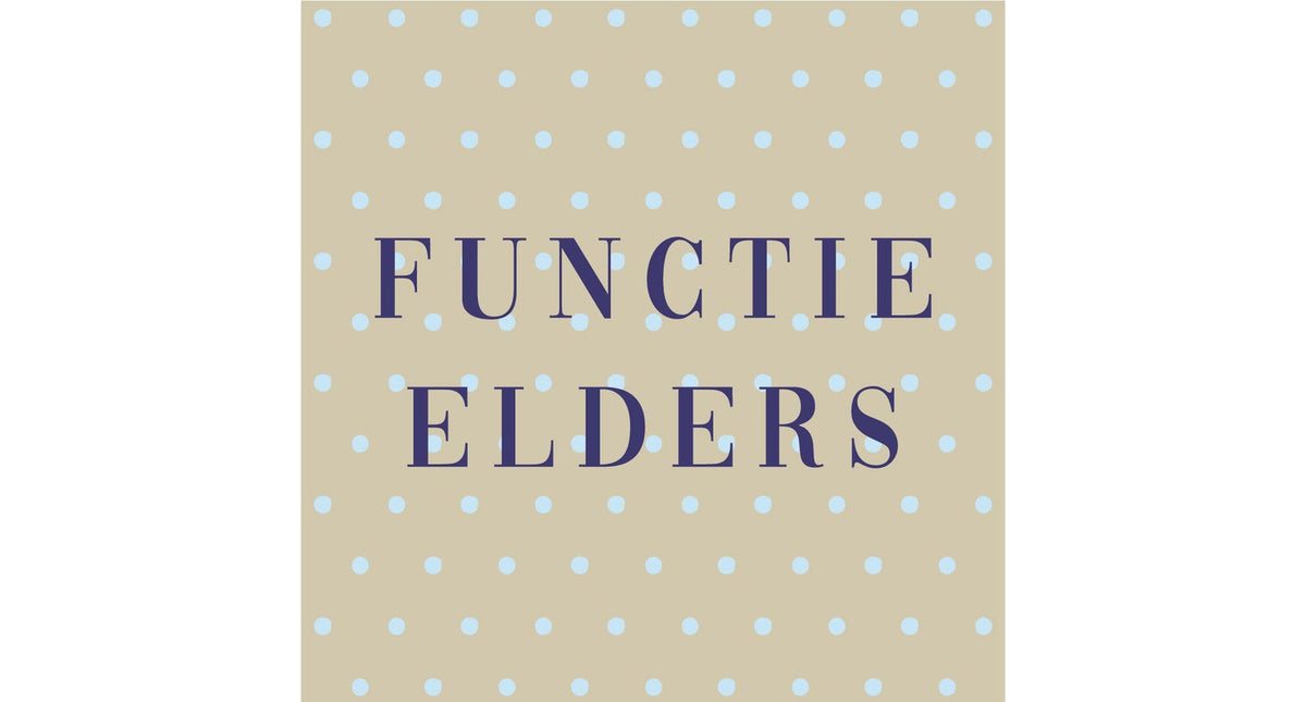 Tegeltje functie elders 10,5x10,5x0,5cm keramiek