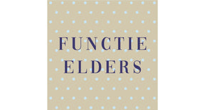 Tegeltje functie elders 10,5x10,5x0,5cm keramiek