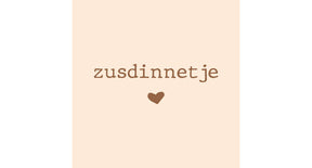 Tegeltje zusdinnetje 10,5x10,5x0,5cm keramiek