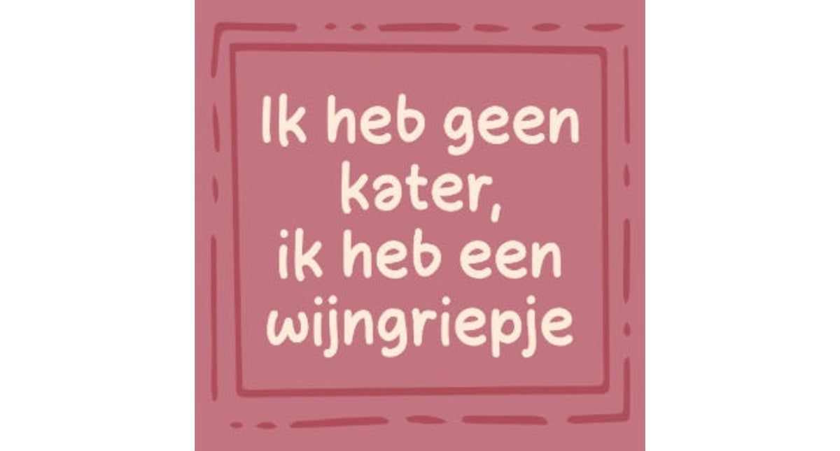 Tegeljte wijngriepje 10,5x10,5x0,5cm