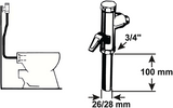 Cornat Anschlussmuffe Kanal Druckspüler 3 4 - tec362199