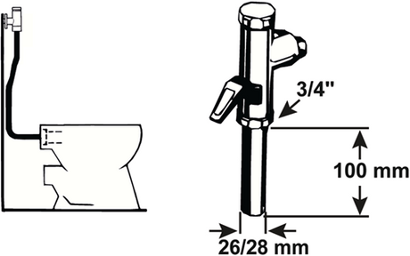 Cornat Anschlussmuffe Kanal Druckspüler 3 4 - tec362199