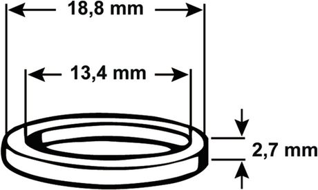 Cornat Dichtungs-O-Ring Grohe 13,4x2,7 (4 Stück) – tec380258