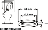 Cornat Spülbeckenabfluss-Cornat-Dichtung – tec380420