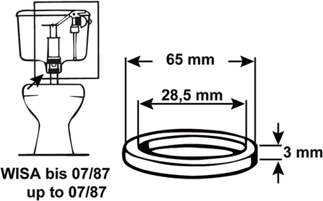 Cornat Dichtungsablaufspüle Wisa - tec380423