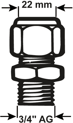 Cornat Kompressionskupplung MS Socke 3 4mx22mm - tec583028