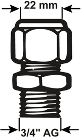 Cornat Kompressionskupplung MS Socke 3 4mx22mm - tec583028