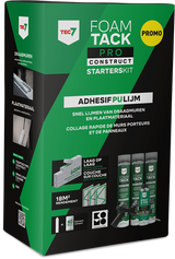 Tec7 Foamtack Pro Construct Starter Kit (3x 880 ml, Reiniger und Pistole) – 670995000