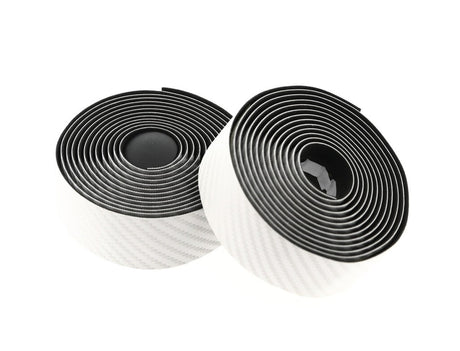 Tecora e Lenkerband Magnifique Carbon-Look, ø2,5x30mm, 2m, weiß