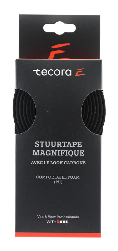 Tecora e Lenkerband Magnifique Carbon-Look, ø2,5x30mm, 2m, schwarz
