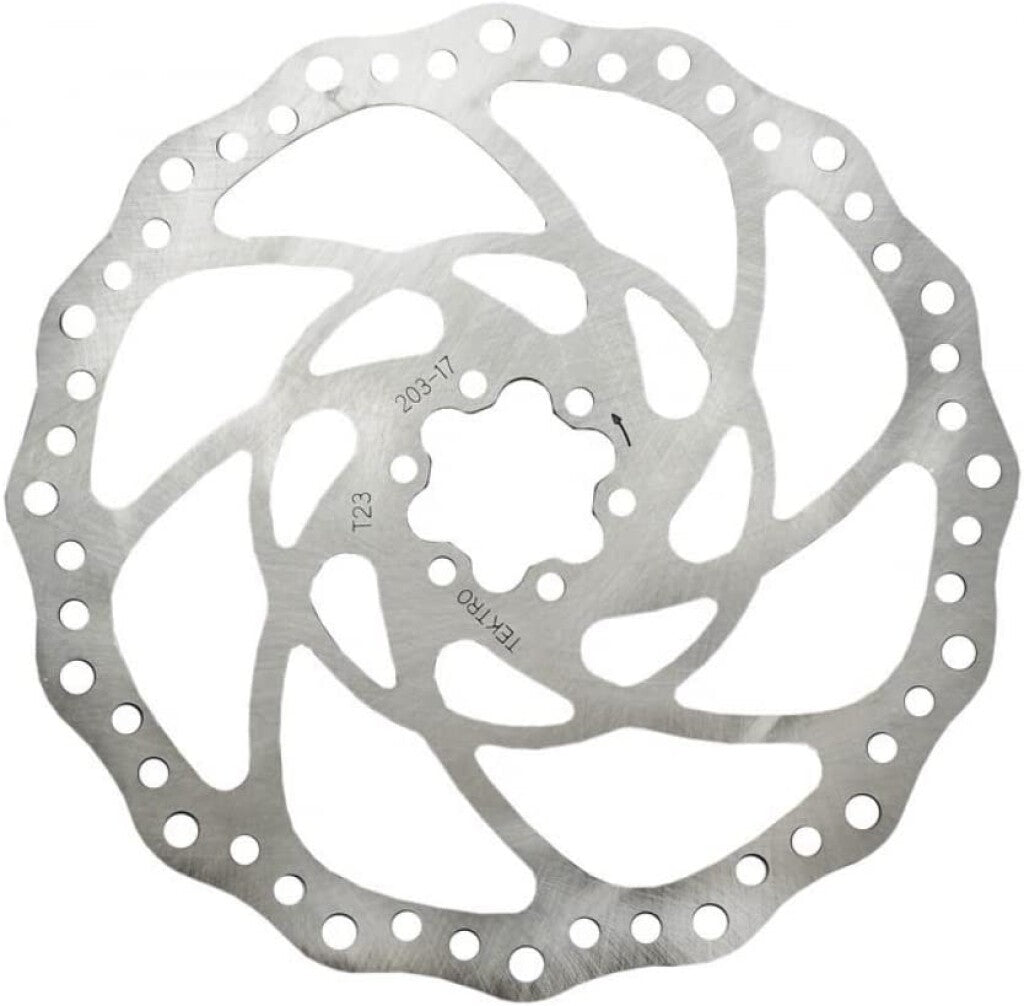 Tektro Scheibenbremsscheibe TR203-1 Polygon Airflow ø203mm, Silber