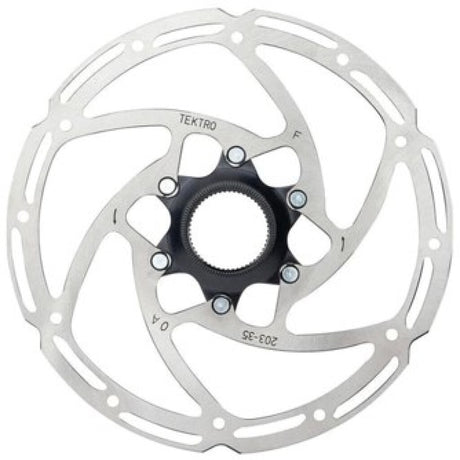 Tektro-Scheibenbremse-Rotor TR203-35 Ø203 mm, Centerlock, Silber