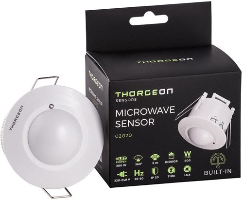 Enzo Thorgeon Radar-Bewegungssensor Deckeneinbau 360 Grad weiß – 3900544